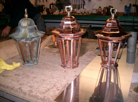 Kobberlampe